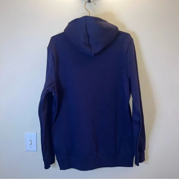 Puma Men’s Hoodie Navy Logo Pullover NWT Size M - Picture 4 of 10